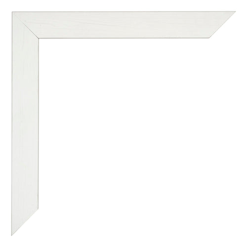 Mura MDF Photo Frame 33x98cm Blanc Patiné Detail Corner | Yourdecoration.com