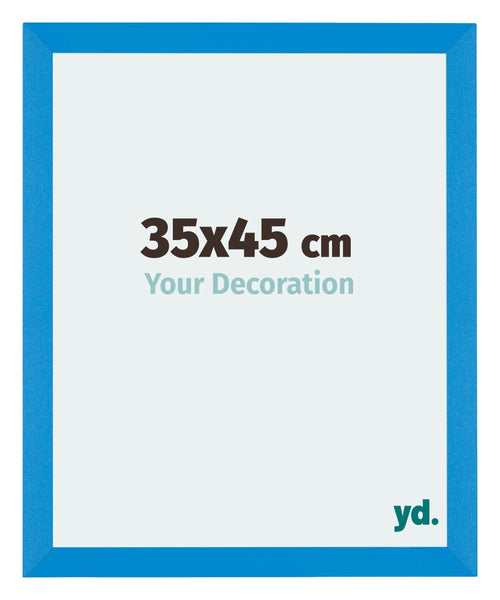 Mura MDF Photo Frame 35x45cm Bright Blue Front Size | Yourdecoration.com