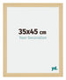 Mura MDF Photo Frame 35x45cm Maple Decor Front Size | Yourdecoration.com