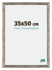 Mura MDF Photo Frame 35x50cm Metal Vintage Front Size | Yourdecoration.com