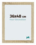 Mura MDF Photo Frame 36x48cm Sonoma Oak Front Size | Yourdecoration.com