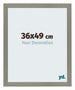 Mura MDF Photo Frame 36x49cm Gris Front Size | Yourdecoration.com