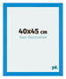 Mura MDF Photo Frame 40x45cm Bright Blue Front Size | Yourdecoration.com