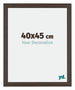 Mura MDF Photo Frame 40x45cm Oak Dark Front Size | Yourdecoration.com