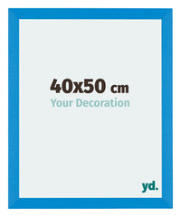 Mura MDF Photo Frame 40x50cm Bright Blue Front Size | Yourdecoration.com
