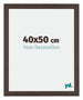 Mura MDF Photo Frame 40x50cm Oak Dark Front Size | Yourdecoration.com