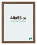 Mura MDF Photo Frame 40x55cm Walnut Dark Front Size | Yourdecoration.com