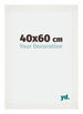Mura MDF Photo Frame 40x60cm White Wiped Front Size | Yourdecoration.com