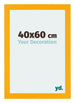 Mura MDF Photo Frame 40x60cm Yellow Front Size | Yourdecoration.com