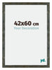 Mura MDF Photo Frame 42x60cm Blue Gold Melange Front Size | Yourdecoration.com
