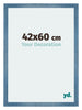 Mura MDF Photo Frame 42x60cm Bright Blue Swept Front Size | Yourdecoration.com