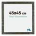 Mura MDF Photo Frame 45x45cm Blue Gold Melange Front Size | Yourdecoration.com
