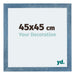 Mura MDF Photo Frame 45x45cm Bright Blue Swept Front Size | Yourdecoration.com