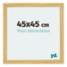 Mura MDF Photo Frame 45x45cm Pine Design Front Size | Yourdecoration.com