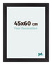 Mura MDF Photo Frame 45x60cm Back Wood Grain Front Size | Yourdecoration.com