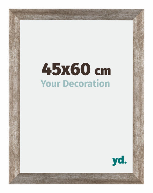 Mura MDF Photo Frame 45x60cm Metal Vintage Front Size | Yourdecoration.com