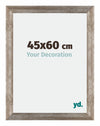 Mura MDF Photo Frame 45x60cm Metal Vintage Front Size | Yourdecoration.com