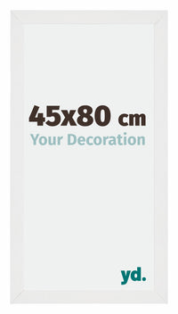 Mura MDF Photo Frame 45x80cm White High Gloss Front Size | Yourdecoration.com