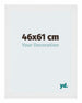 Mura MDF Photo Frame 46x61cm Blanc Brillant Front Size | Yourdecoration.com