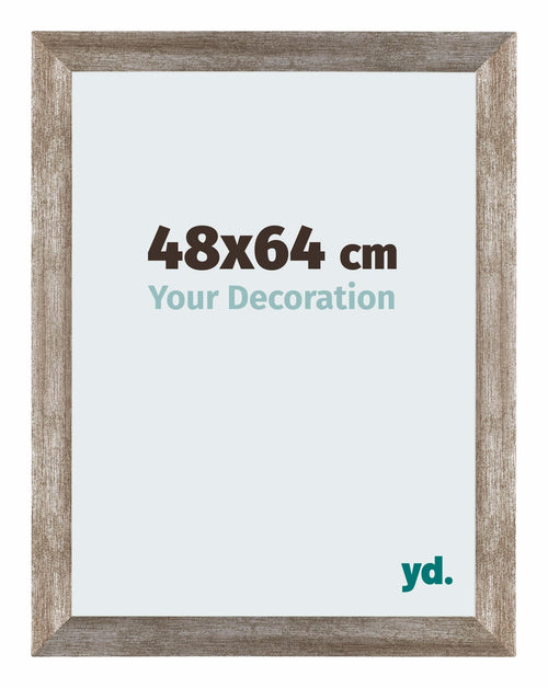 Mura MDF Photo Frame 48x64cm Metal Vintage Front Size | Yourdecoration.com