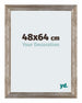 Mura MDF Photo Frame 48x64cm Metal Vintage Front Size | Yourdecoration.com