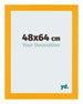 Mura MDF Photo Frame 48x64cm Yellow Front Size | Yourdecoration.com