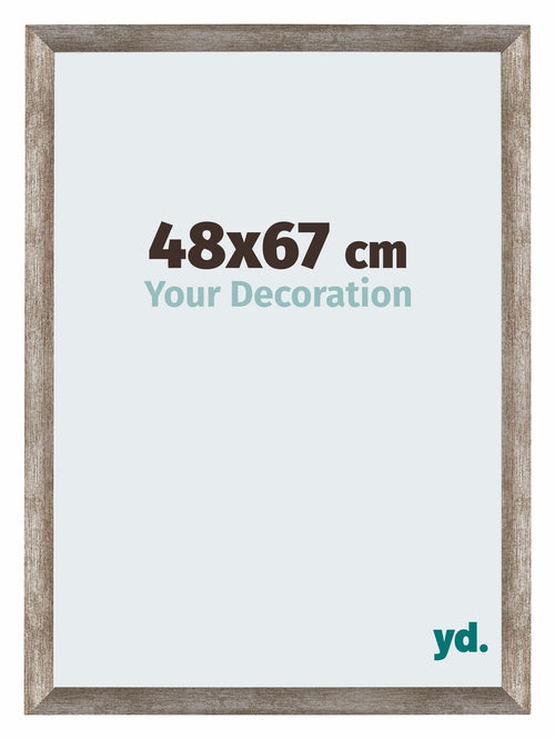 Mura MDF Photo Frame 48x67cm Metal Vintage Front Size | Yourdecoration.com