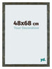 Mura MDF Photo Frame 48x68cm Blue Gold Melange Front Size | Yourdecoration.com