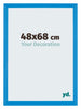 Mura MDF Photo Frame 48x68cm Bright Blue Front Size | Yourdecoration.com