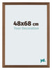 Mura MDF Photo Frame 48x68cm Copper Design Front Size | Yourdecoration.com