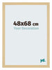 Mura MDF Photo Frame 48x68cm Maple Decor Front Size | Yourdecoration.com