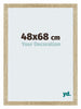 Mura MDF Photo Frame 48x68cm Sonoma Oak Front Size | Yourdecoration.com