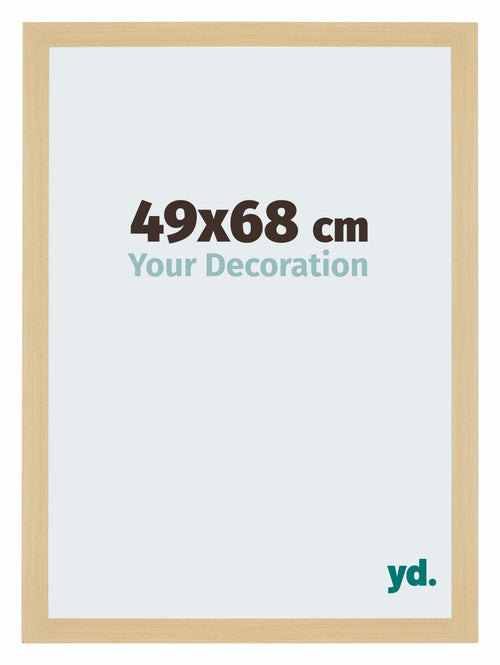 Mura MDF Photo Frame 49x68cm Maple Decor Front Size | Yourdecoration.com