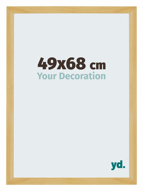 Mura MDF Photo Frame 49x68cm Pine Design Front Size | Yourdecoration.com