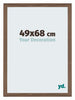 Mura MDF Photo Frame 49x68cm Walnut Dark Front Size | Yourdecoration.com