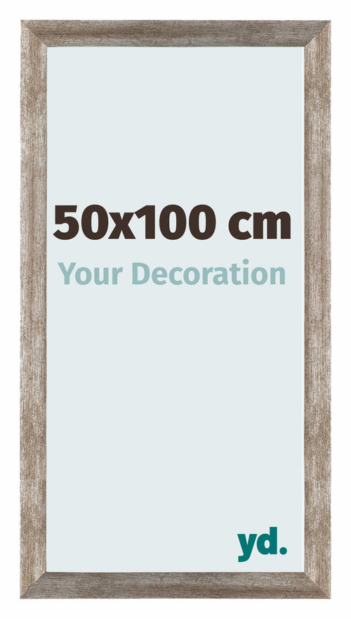 Mura MDF Photo Frame 50x100cm Metal Vintage Front Size | Yourdecoration.com