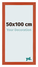 Mura MDF Photo Frame 50x100cm Orange Front Size | Yourdecoration.com