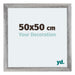 Mura MDF Photo Frame 50x50cm Gray Wiped Front Size | Yourdecoration.com