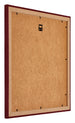 Mura MDF Photo Frame 50x50cm Winered Wiped Back Oblique | Yourdecoration.com