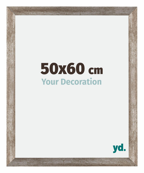 Mura MDF Photo Frame 50x60cm Metal Vintage Front Size | Yourdecoration.com