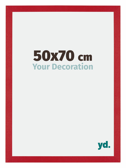 Mura MDF Photo Frame 50x70cm Red Front Size | Yourdecoration.com