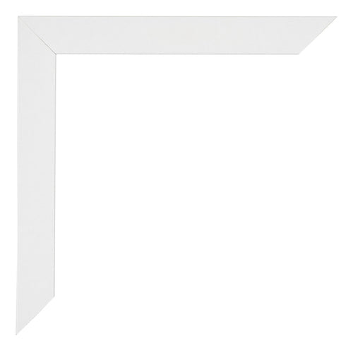 Mura MDF Photo Frame 50x70cm White High Gloss Detail Corner | Yourdecoration.com