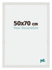 Mura MDF Photo Frame 50x70cm White Matte Front Size | Yourdecoration.com
