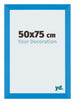 Mura MDF Photo Frame 50x75cm Bright Blue Front Size | Yourdecoration.com