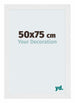 Mura MDF Photo Frame 50x75cm White High Gloss Front Size | Yourdecoration.com