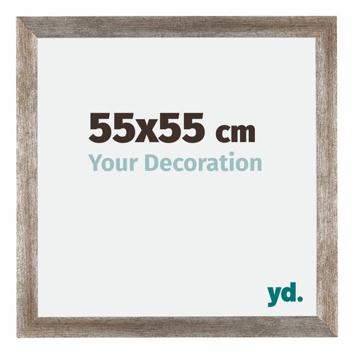 Mura MDF Photo Frame 55x55cm Metal Vintage Front Size | Yourdecoration.com