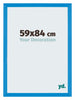 Mura MDF Photo Frame 59x84cm Bright Blue Front Size | Yourdecoration.com