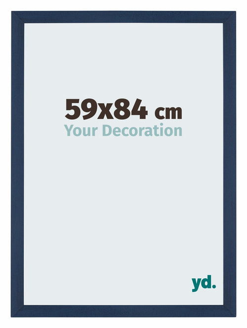 Mura MDF Photo Frame 59x84cm Dark Blue Swept Front Size | Yourdecoration.com