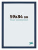 Mura MDF Photo Frame 59x84cm Dark Blue Swept Front Size | Yourdecoration.com