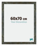 Mura MDF Photo Frame 60x70cm Blue Gold Melange Front Size | Yourdecoration.com